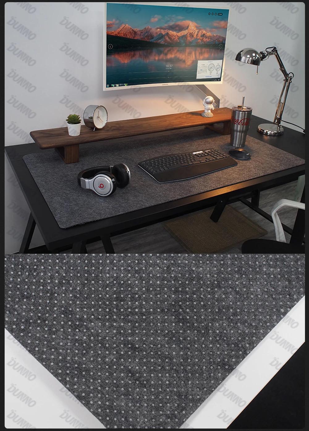 Premium Felt Desk Mat - Non-slip and durable Office Desk Mat