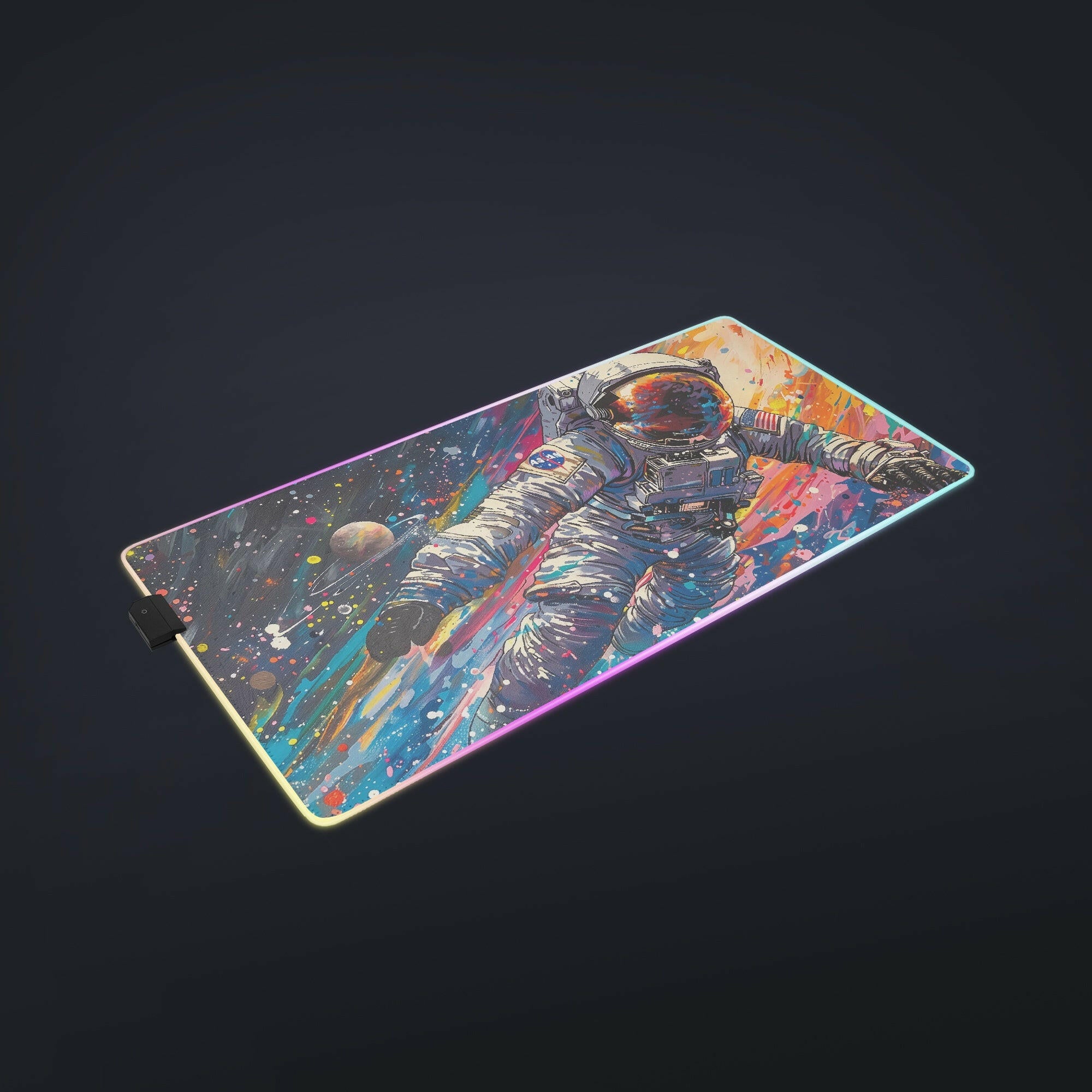 Astral Flight - Gaming Desk Mat