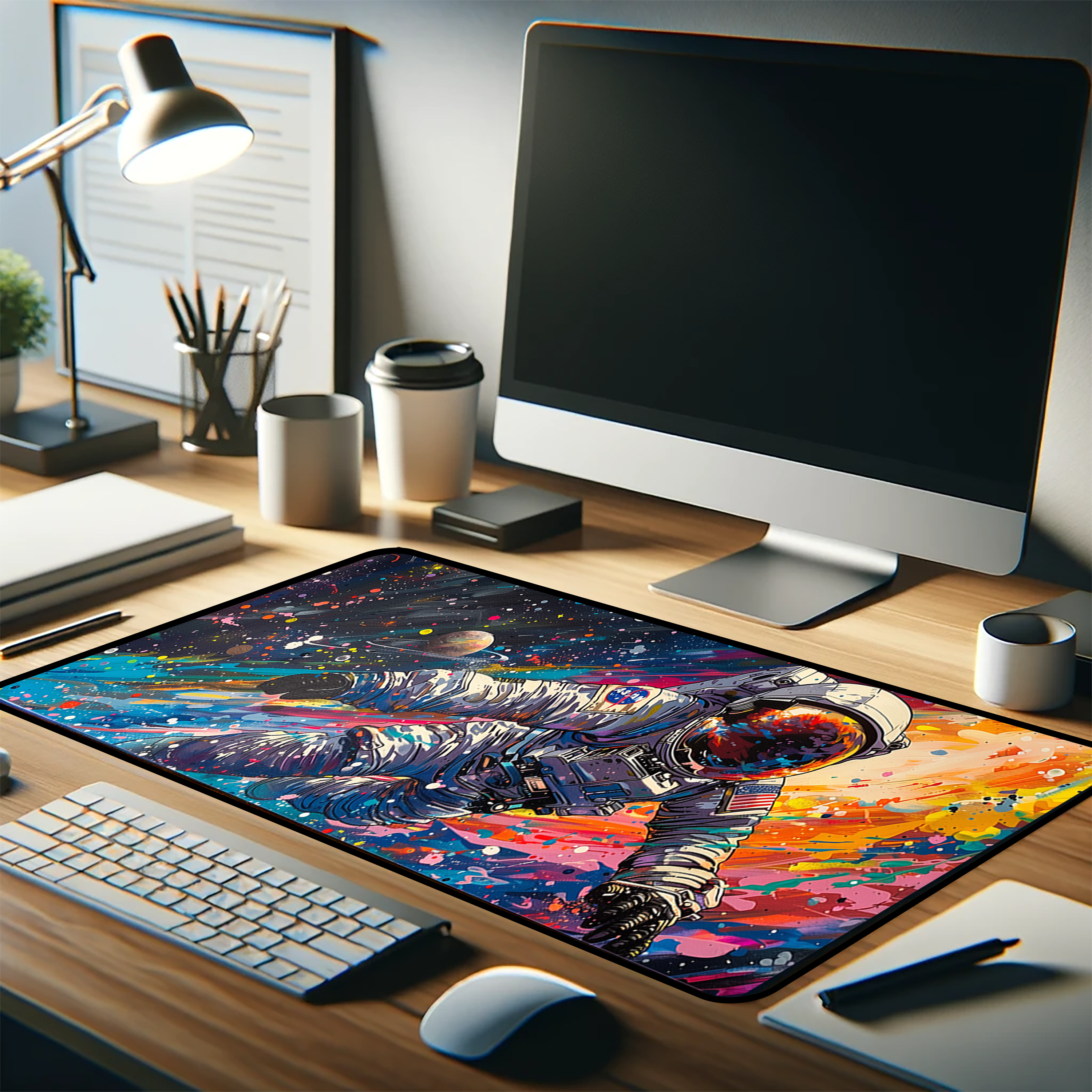 Astral Flight - Gaming Desk Mat