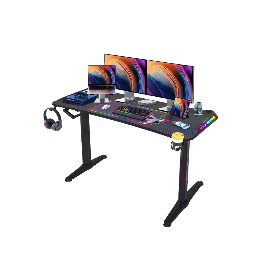 The "Marauder" RGB Adjustable Gaming Desk