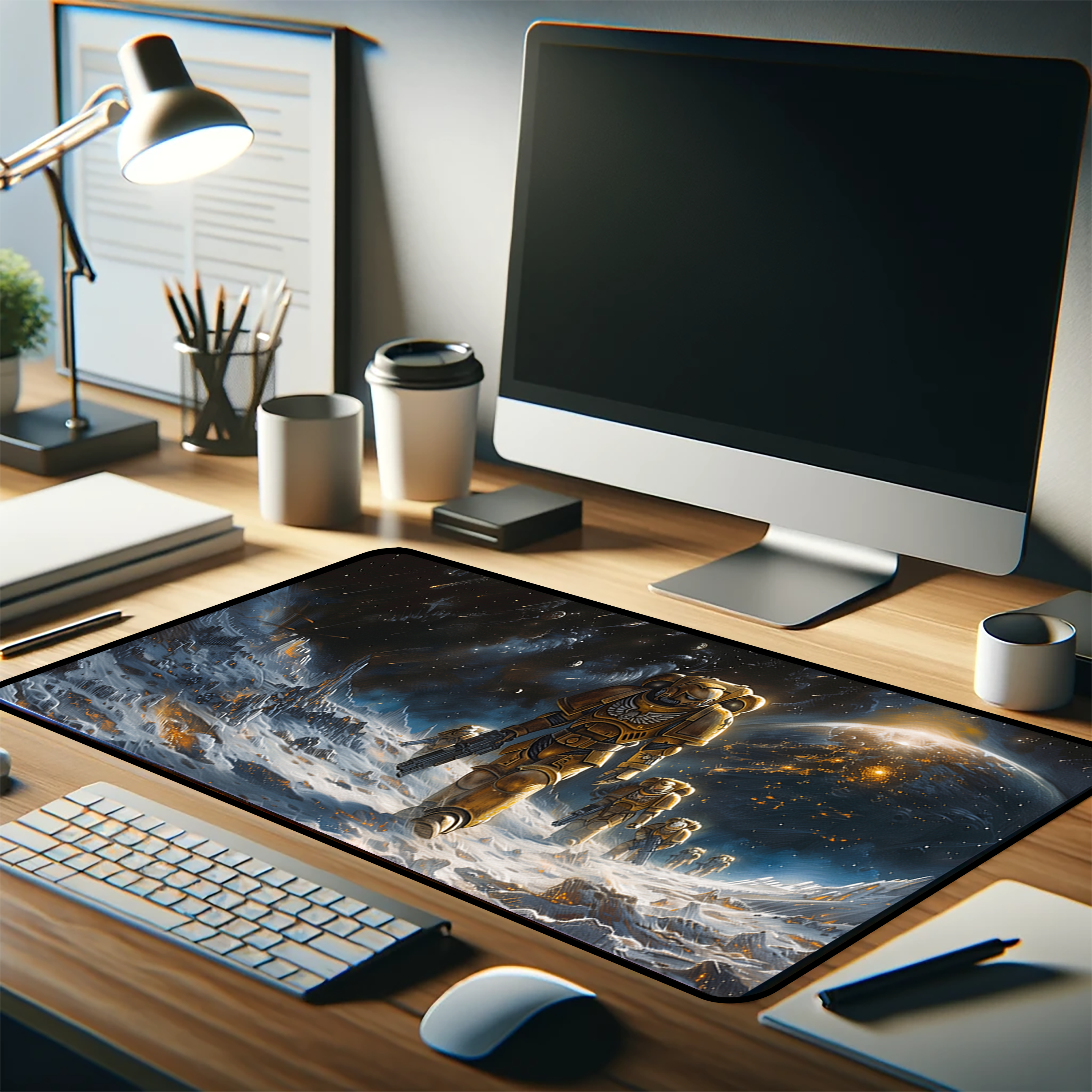 Planetary Assault 1 - Gaming Desk Mat