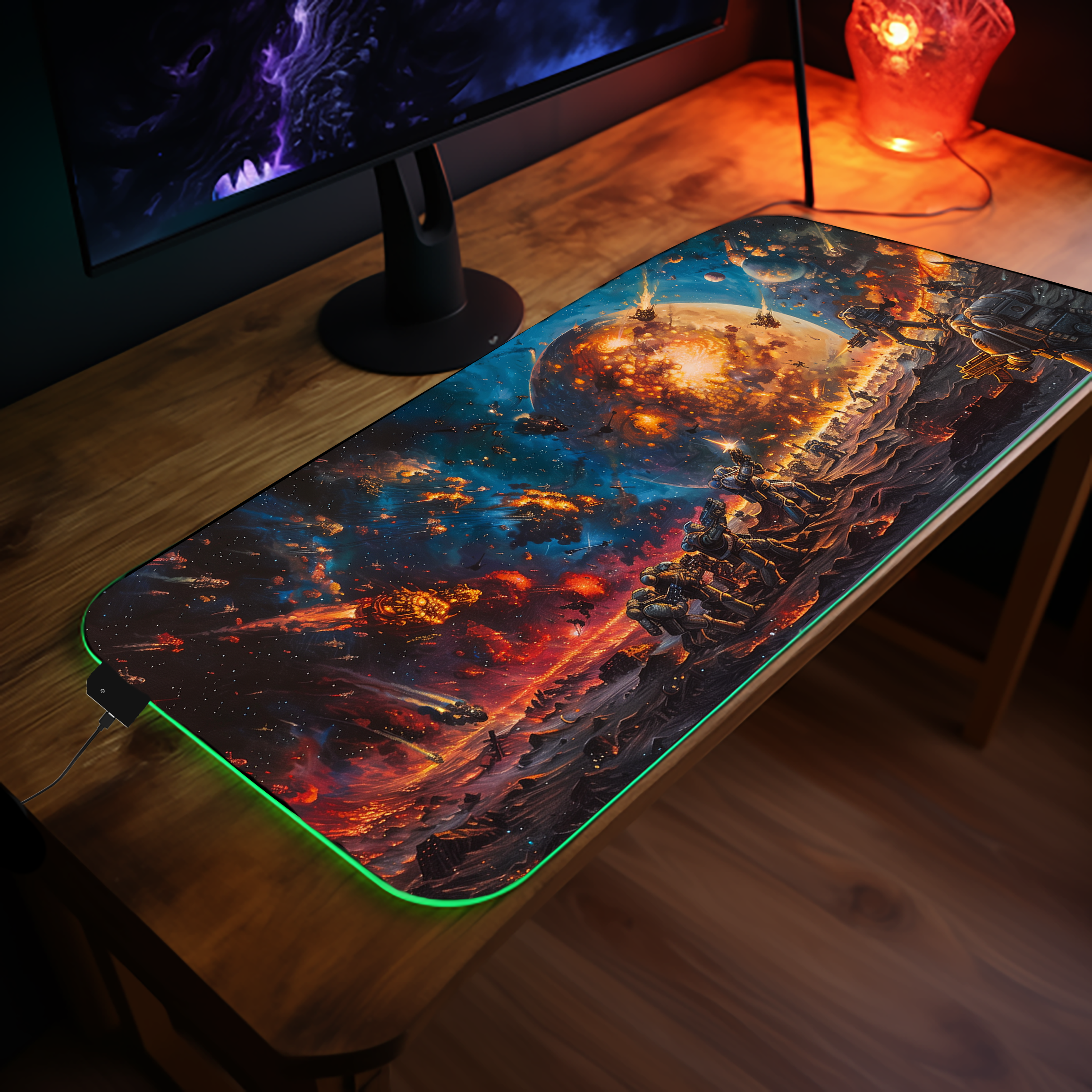 Planetary Assault 3 - Gaming Desk Mat