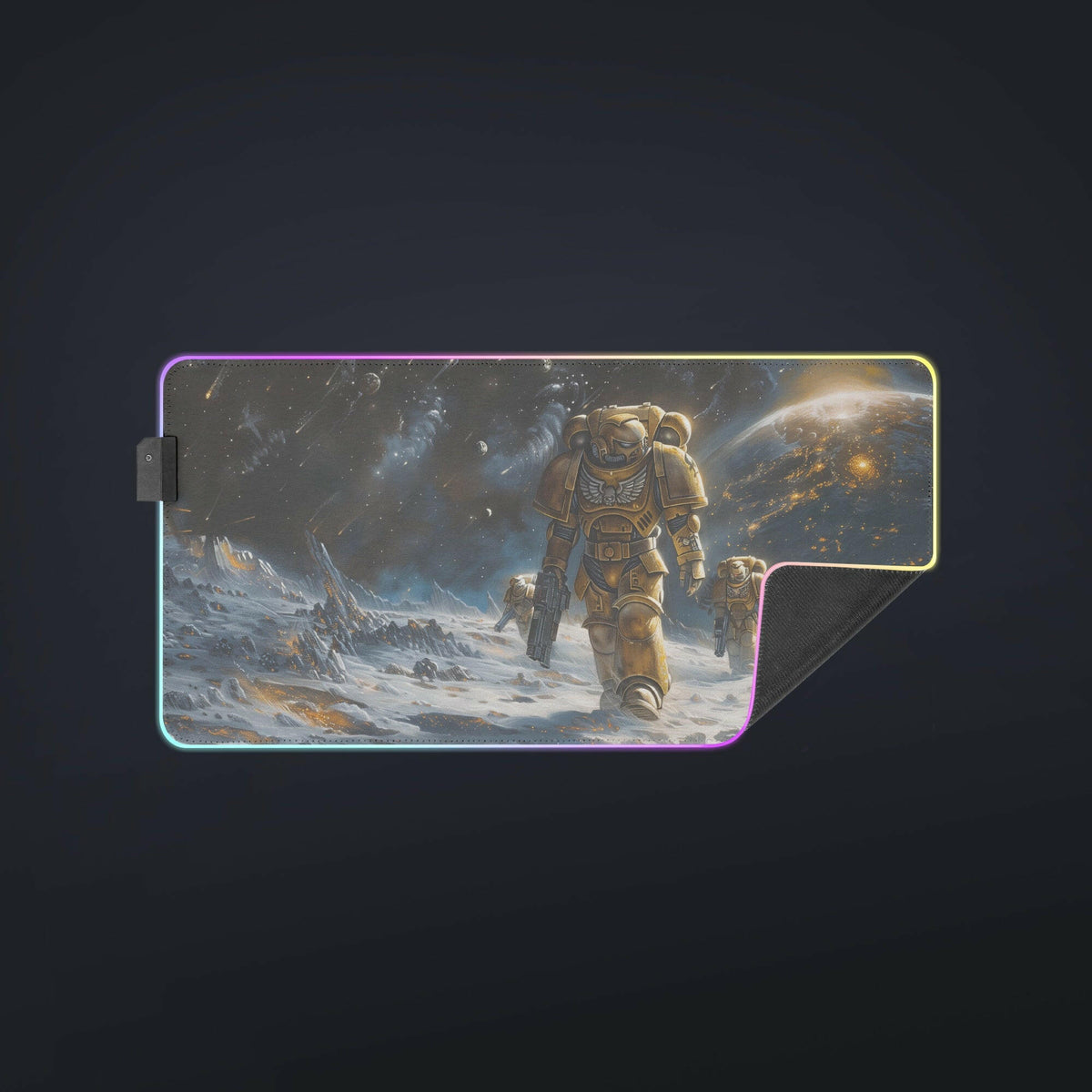 Planetary Assault 1 - Gaming Desk Mat