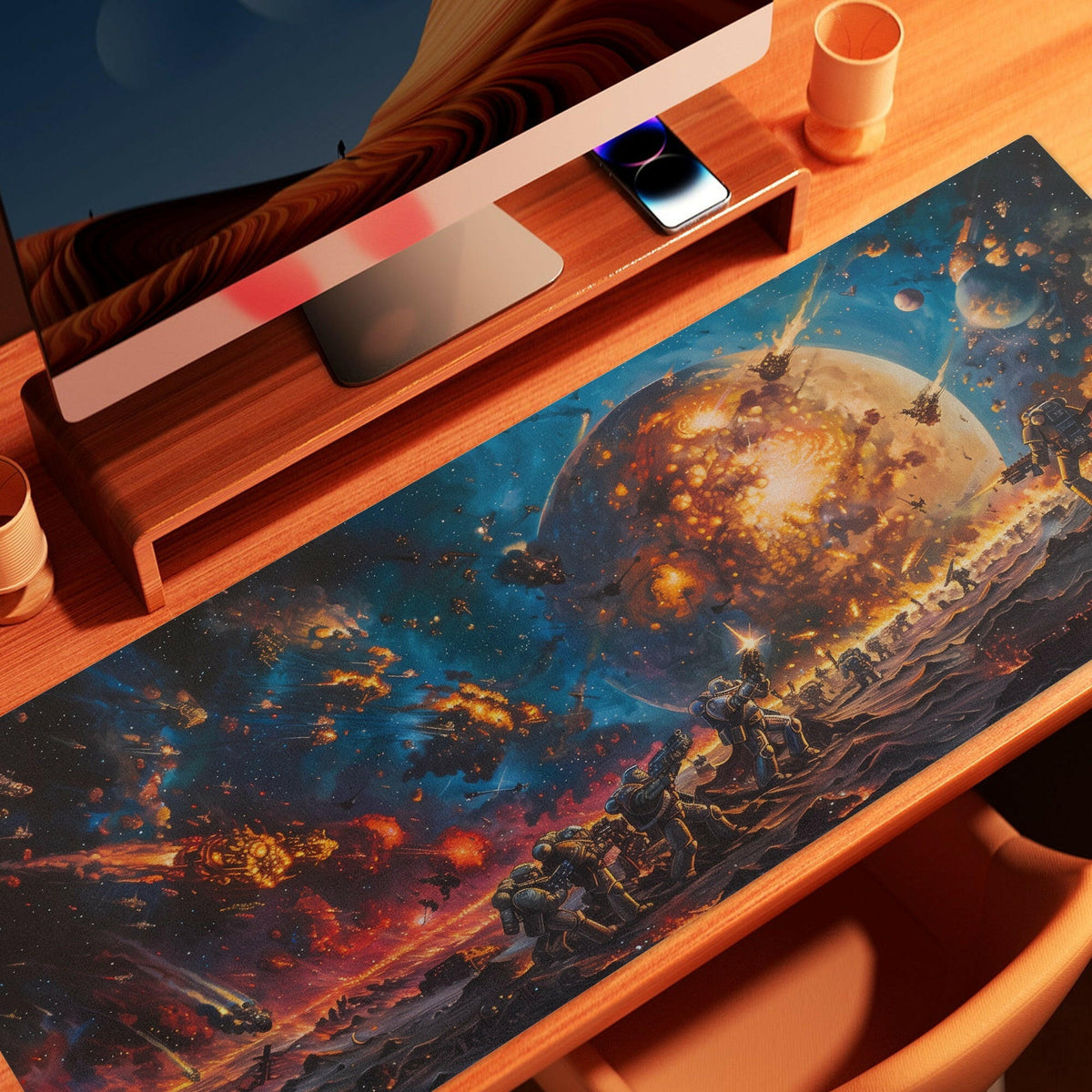 Planetary Assault 3 - Gaming Desk Mat