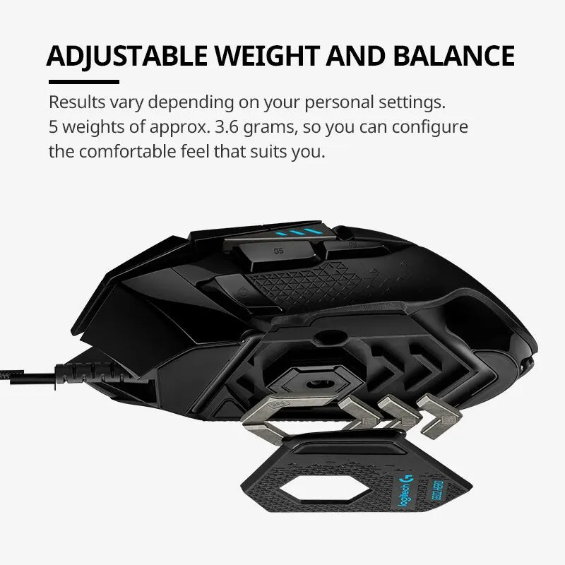 Logitech G502 Hero & Esports High Performance Wired Gaming Mouse