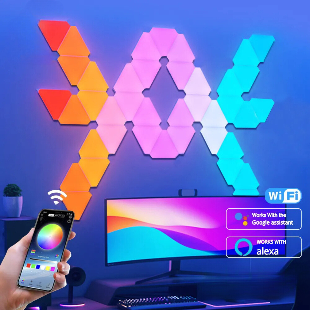 Triangle LED Smart Lights - RGB Interactive Smart Lighting