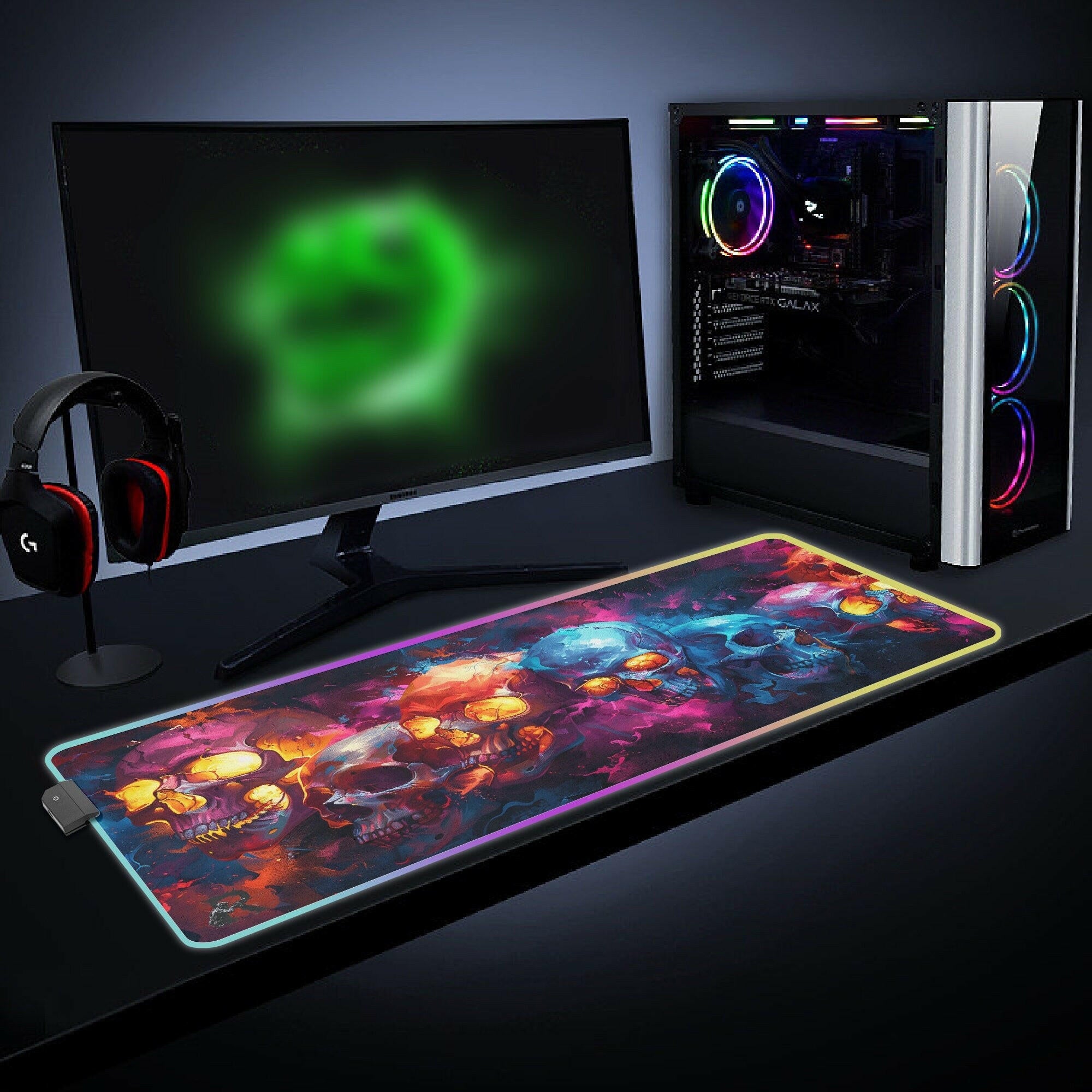 Radiant Spectral Memento - Gaming Desk Mat