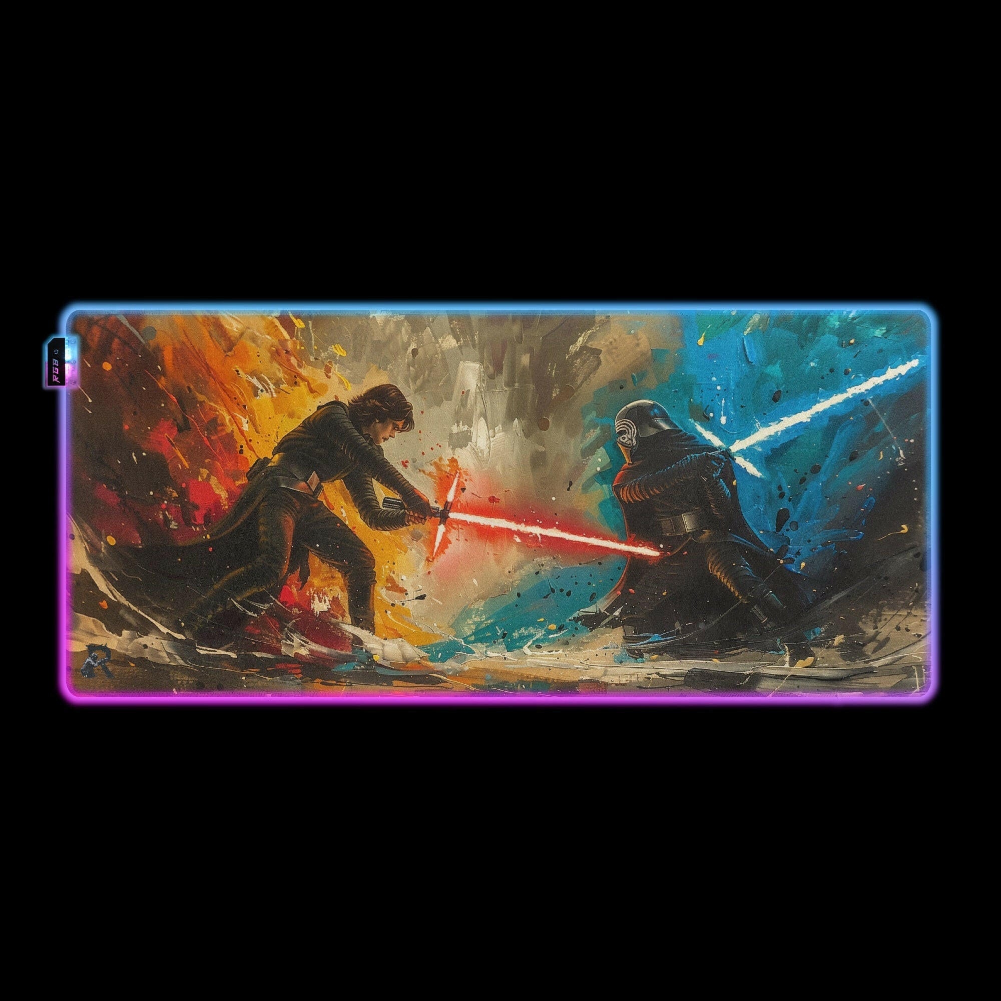 The Epic Saga 2 - LED Gaming Desk Mat