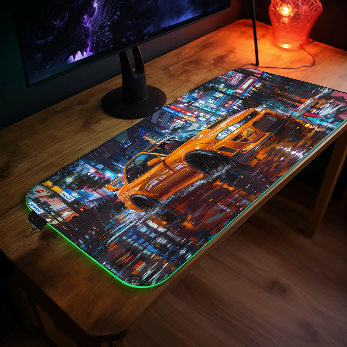 Boxer Dreams 2 - LED Gaming Desk Mat