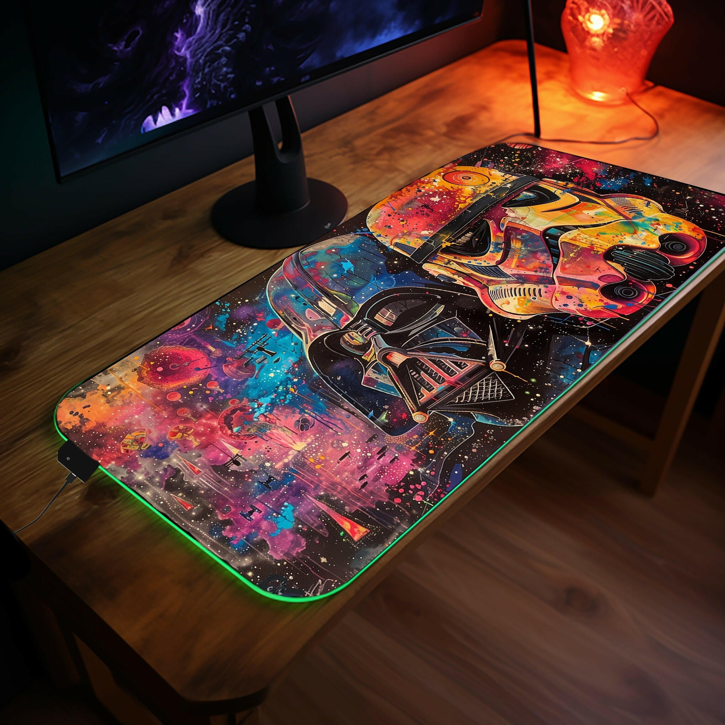 Forces Awaken 2 - LED Gaming Desk Mat