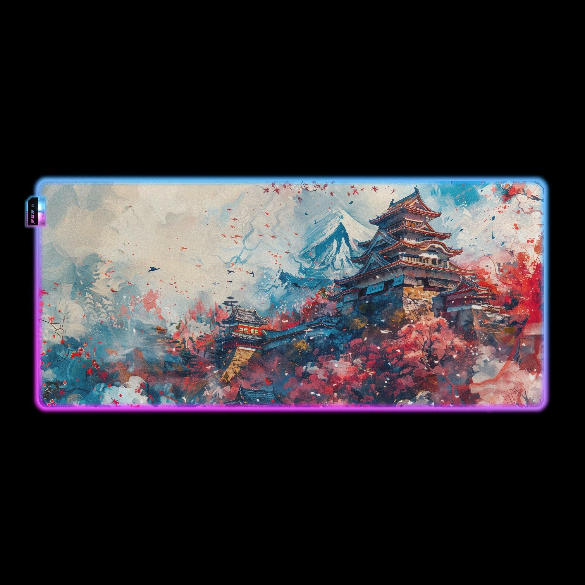 Oriental Beauty - LED Gaming Desk Mat