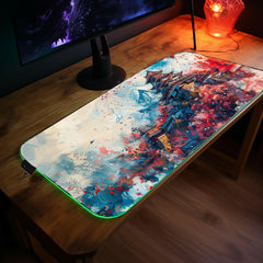 Oriental Beauty - LED Gaming Desk Mat