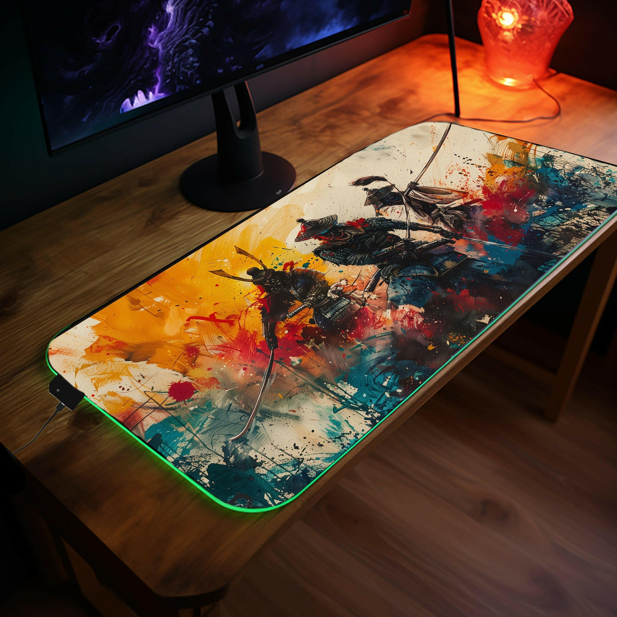 We Be Ronin - LED Gaming Desk Mat