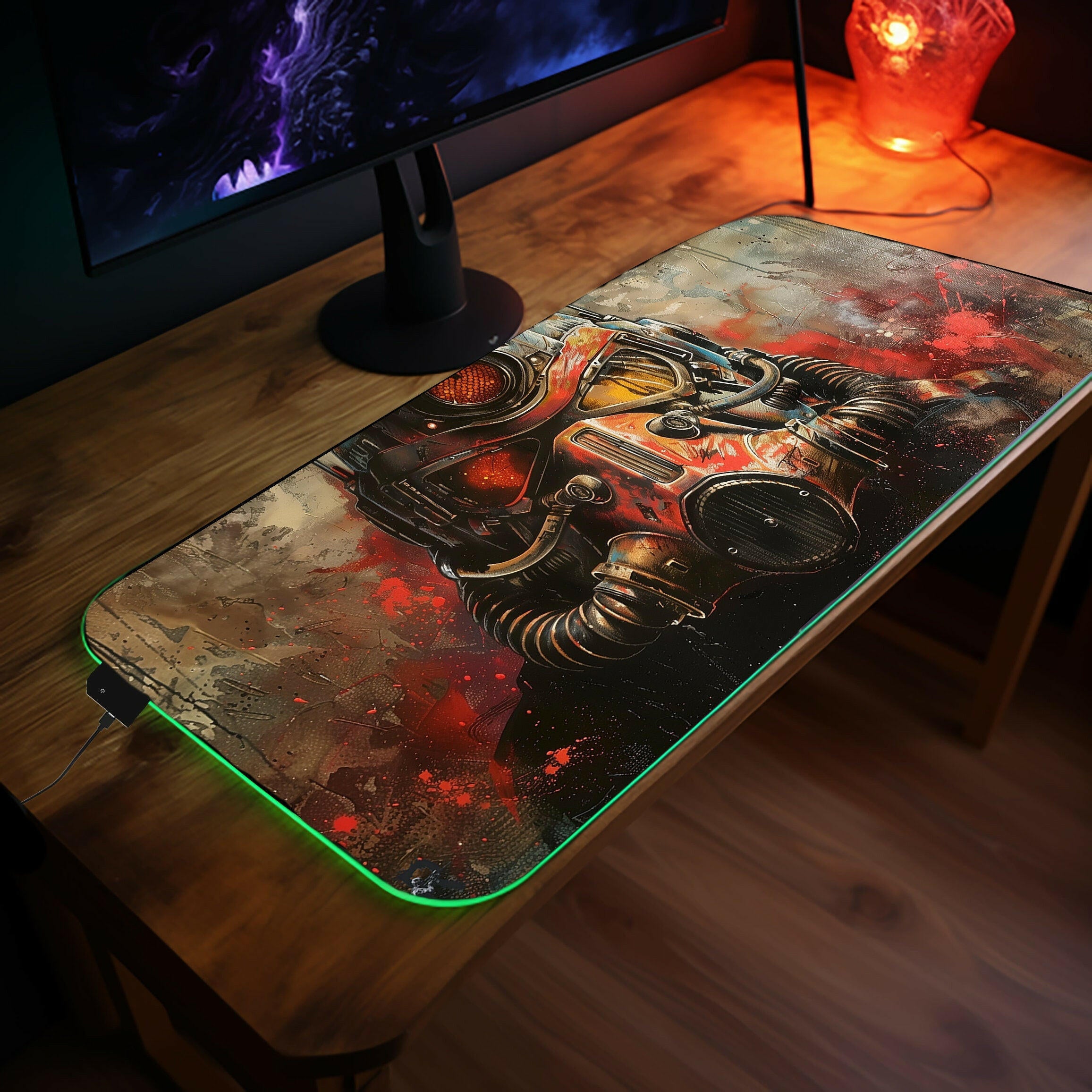 Prepare For The End 4 - LED Gaming Desk Mat