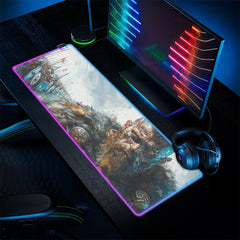 Warriors Fate - LED Gaming Desk Mat