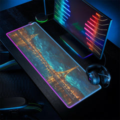 Paradise At Night 3 - LED Gaming Desk Mat