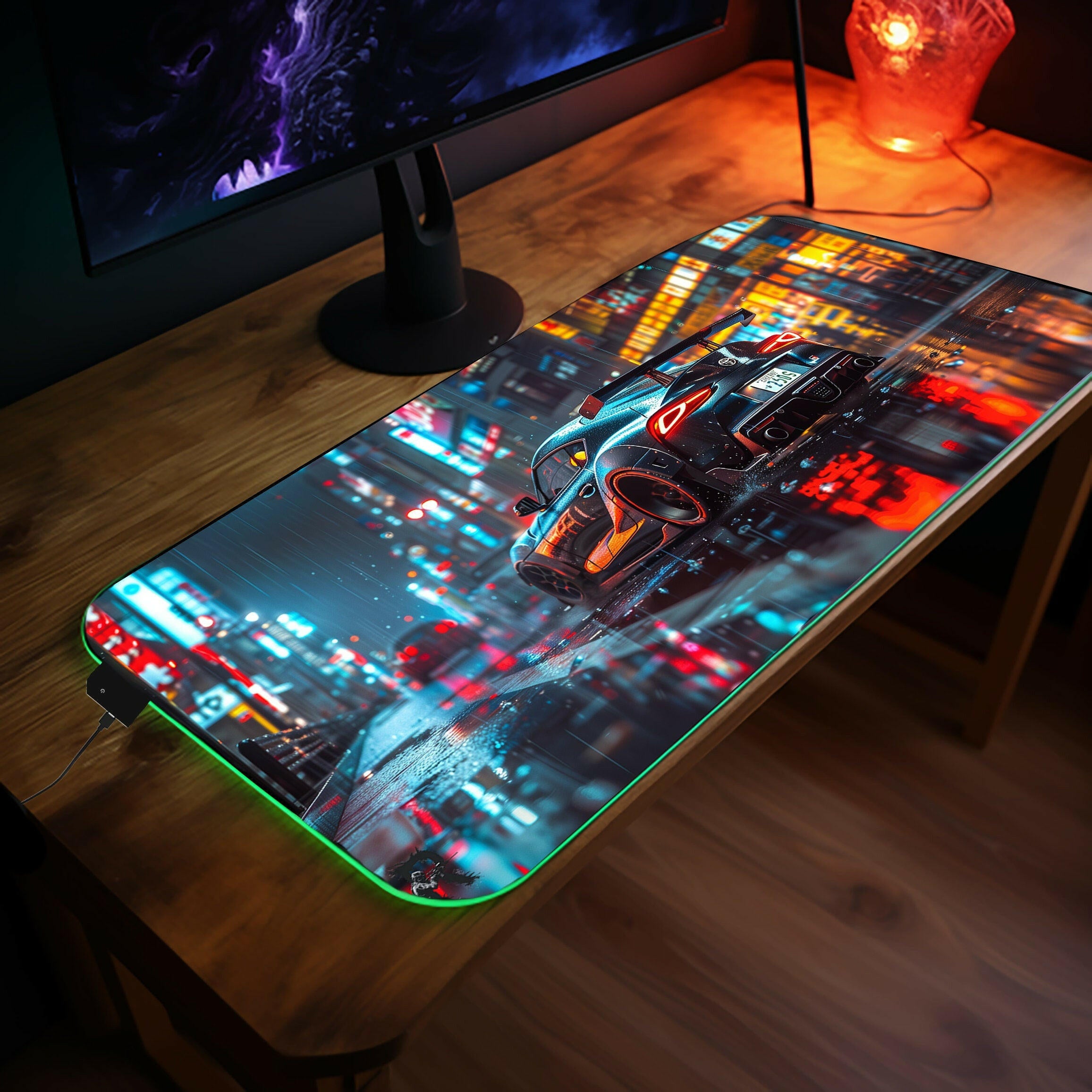 JDM Next Gen - LED Gaming Desk Mat