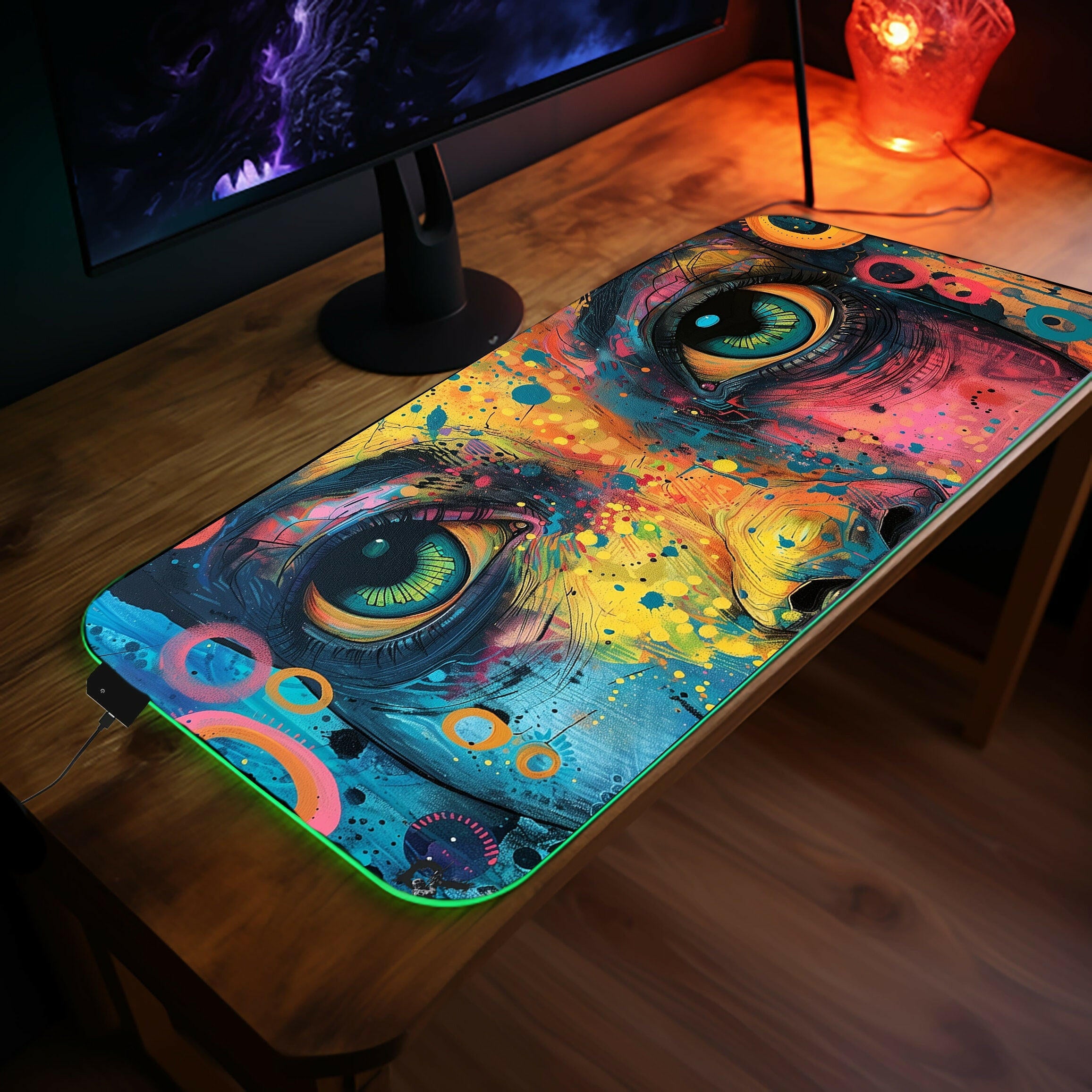 Mesmerising - Gaming Desk Mat