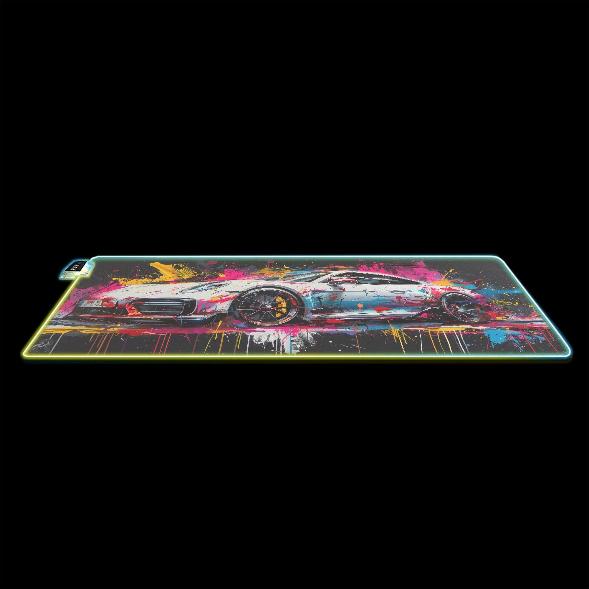 Power Eruption - LED Gaming Desk Mat