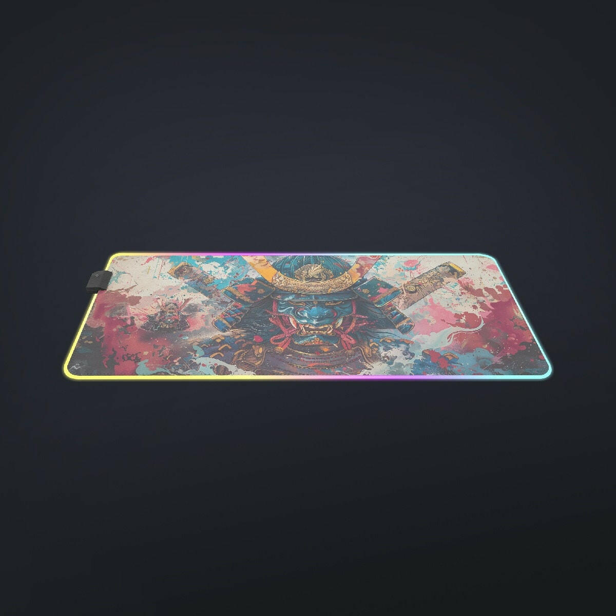 Samurai Splash - LED Gaming Desk Mat