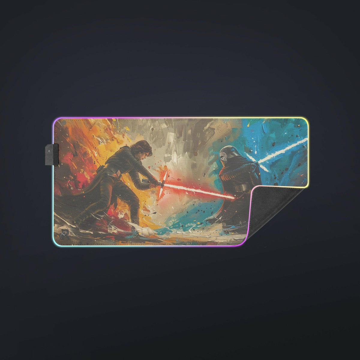 The Epic Saga 2 - LED Gaming Desk Mat