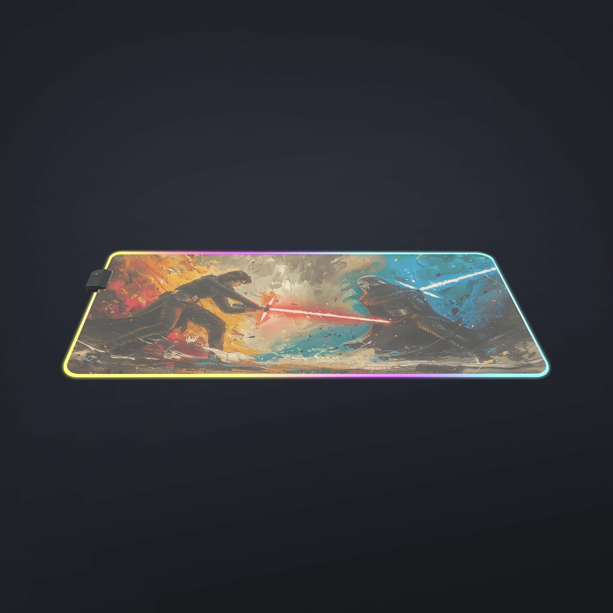 The Epic Saga 2 - LED Gaming Desk Mat