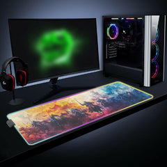 Knights Charge - Gaming Desk Mat