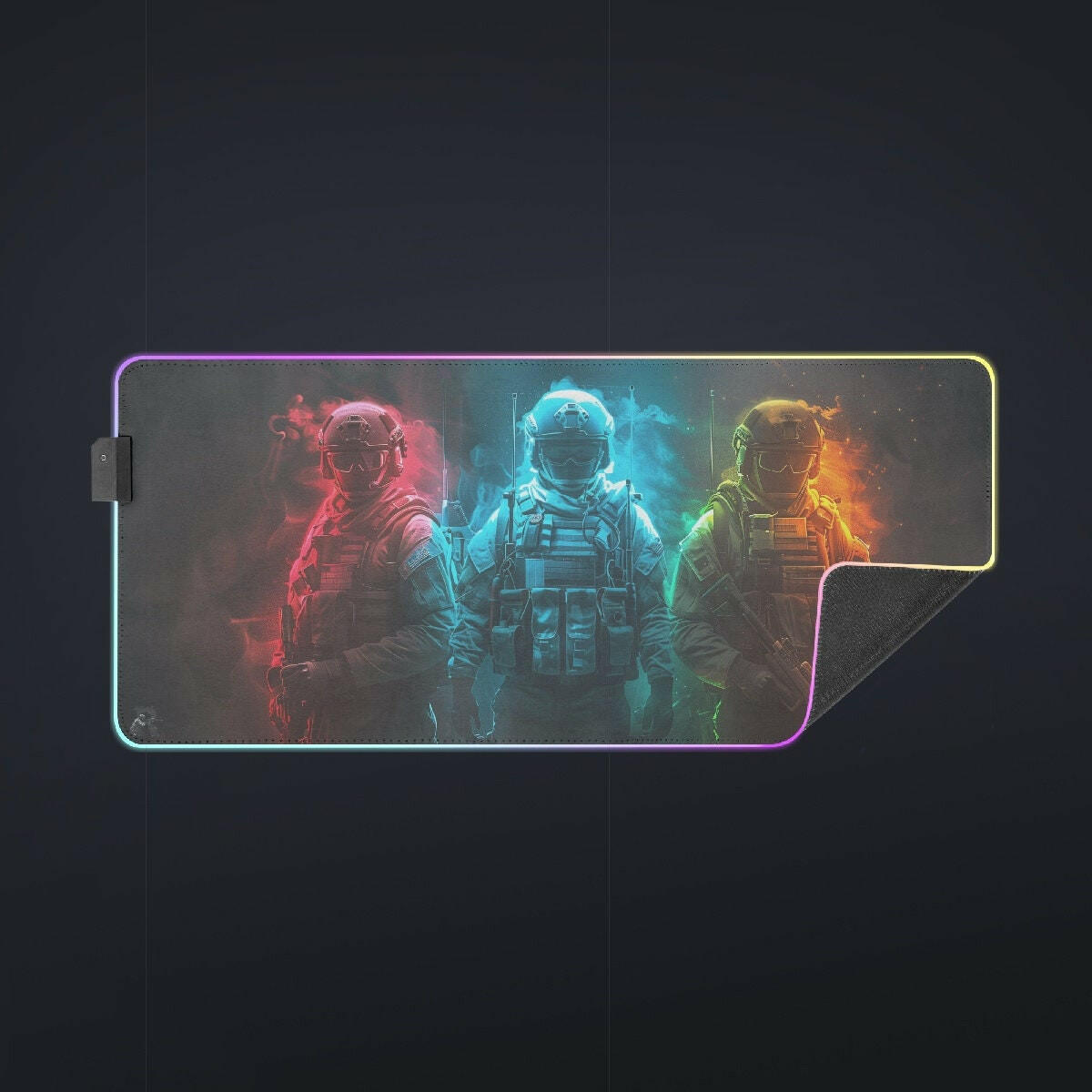 Triple Threat - Gaming Desk Mat