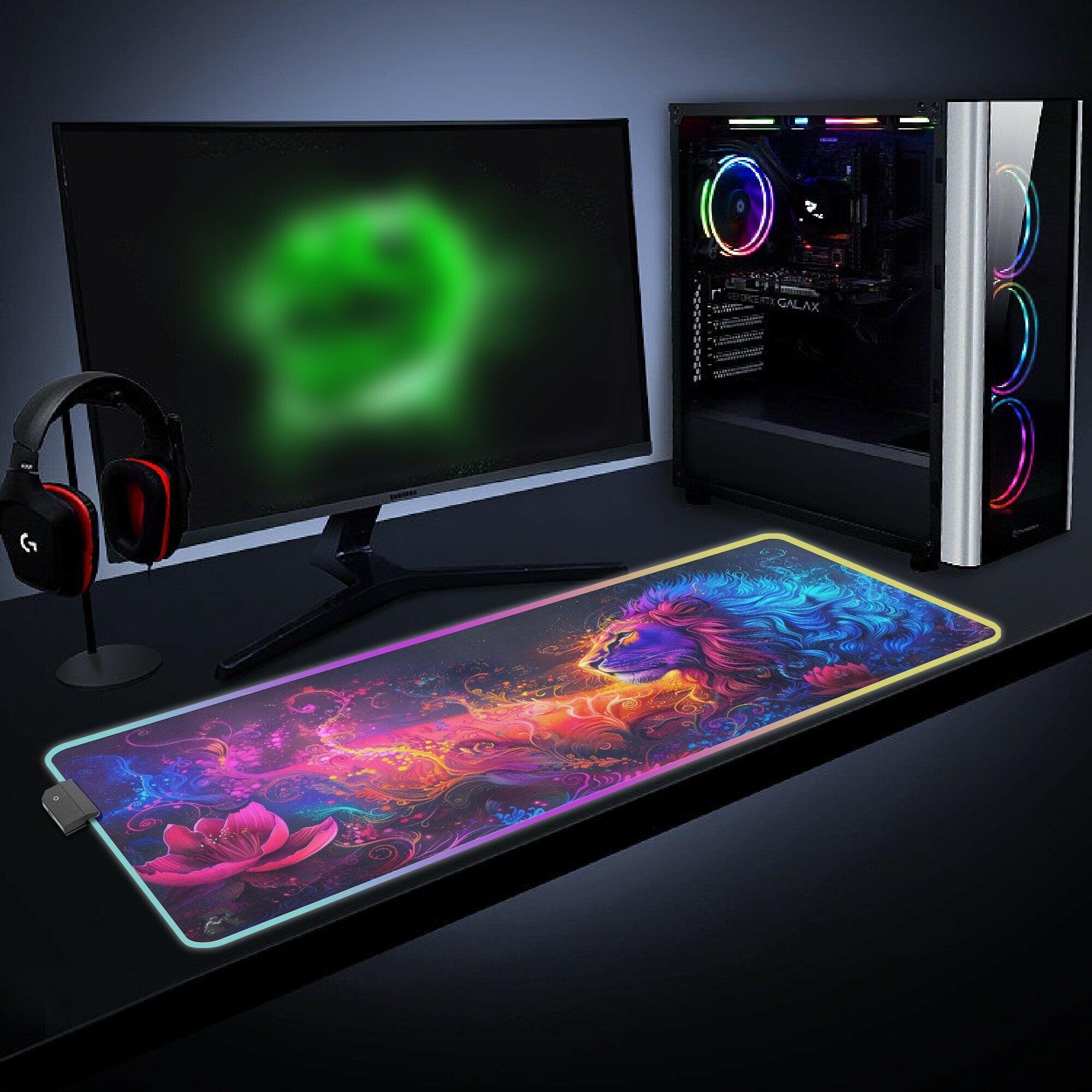 Floral Lord 2 - Gaming Desk Mat