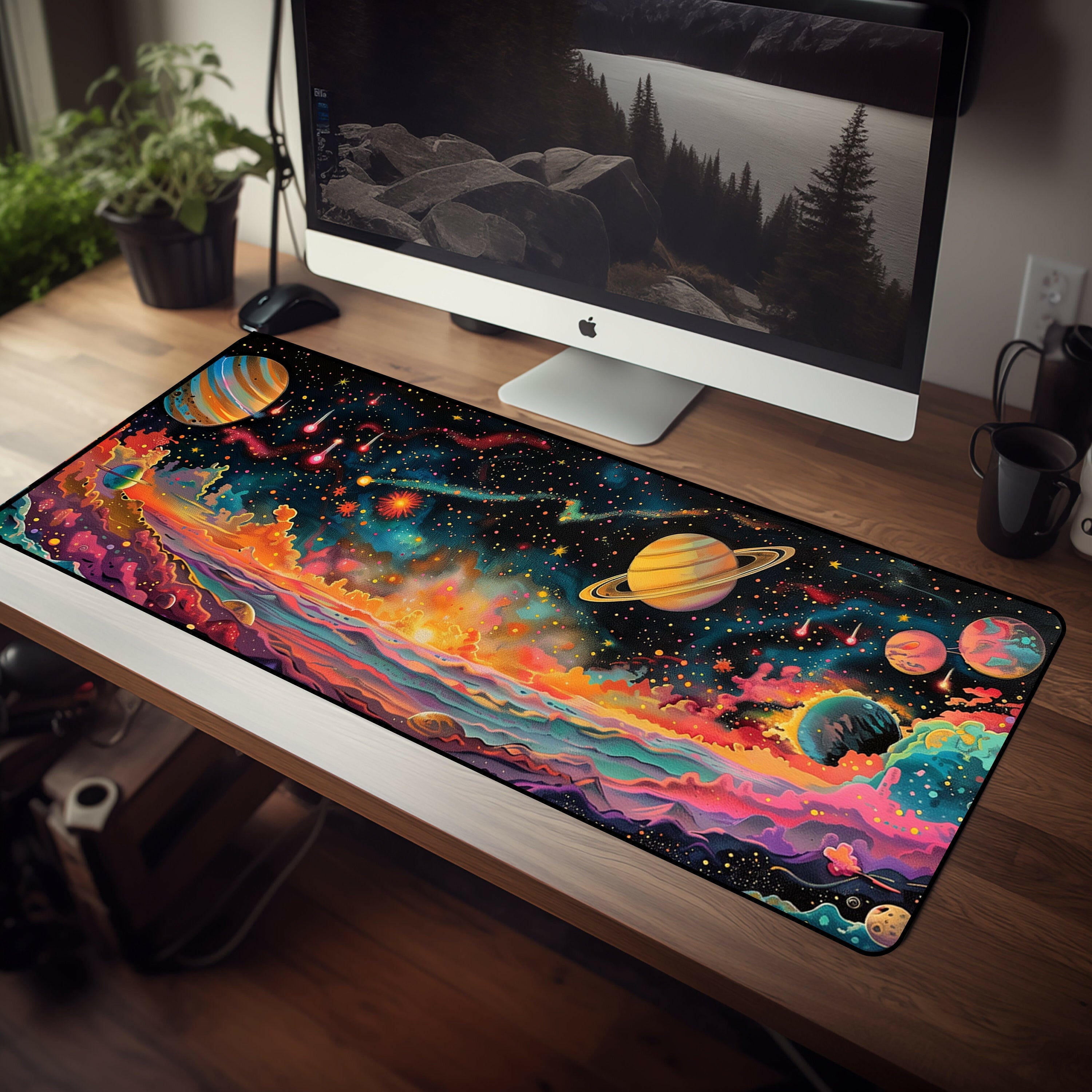 Dystopian Realm 1 Gaming Desk Mat