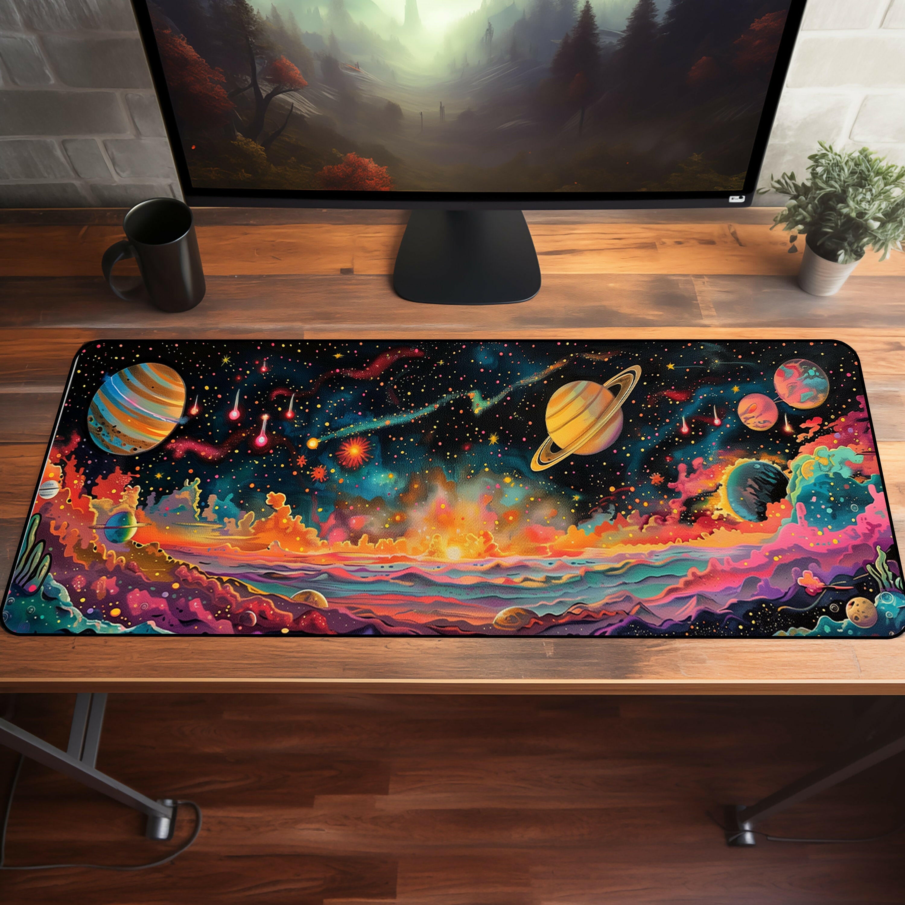 Dystopian Realm 1 Gaming Desk Mat