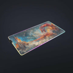 Majesty and Menace 4 - XL LED Gaming Desk Mat