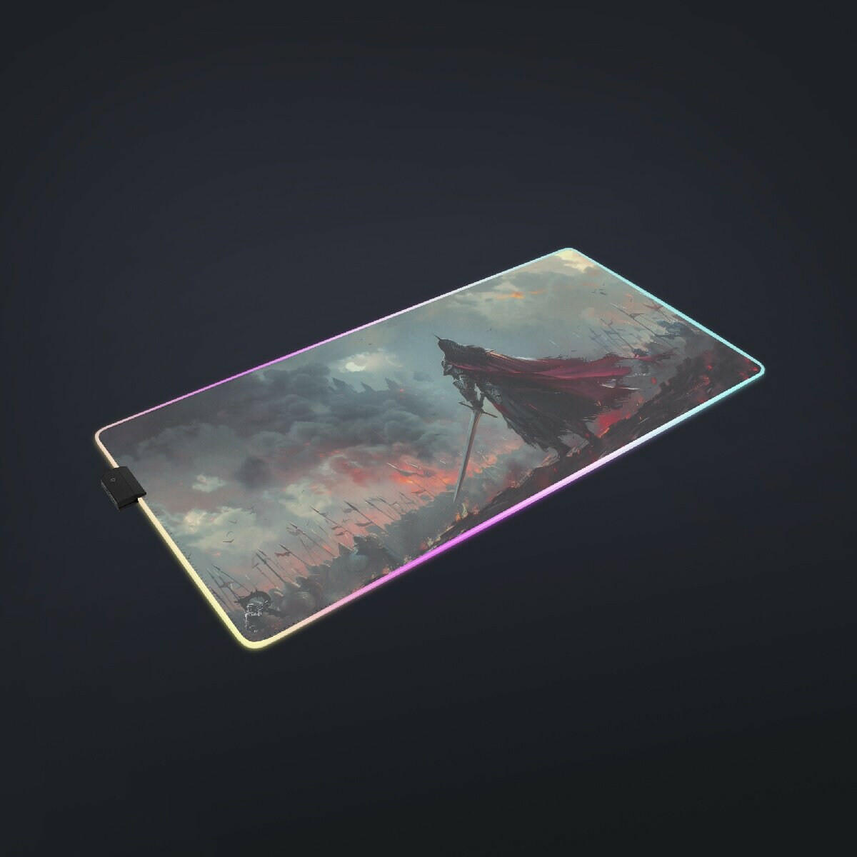 To Victory - XL LED Gaming Desk Mat