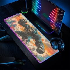 King Of The Apes 3 - LED Gaming Desk Mat