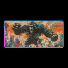 King Of The Apes 3 - LED Gaming Desk Mat