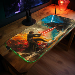 The Epic Saga 2 - LED Gaming Desk Mat