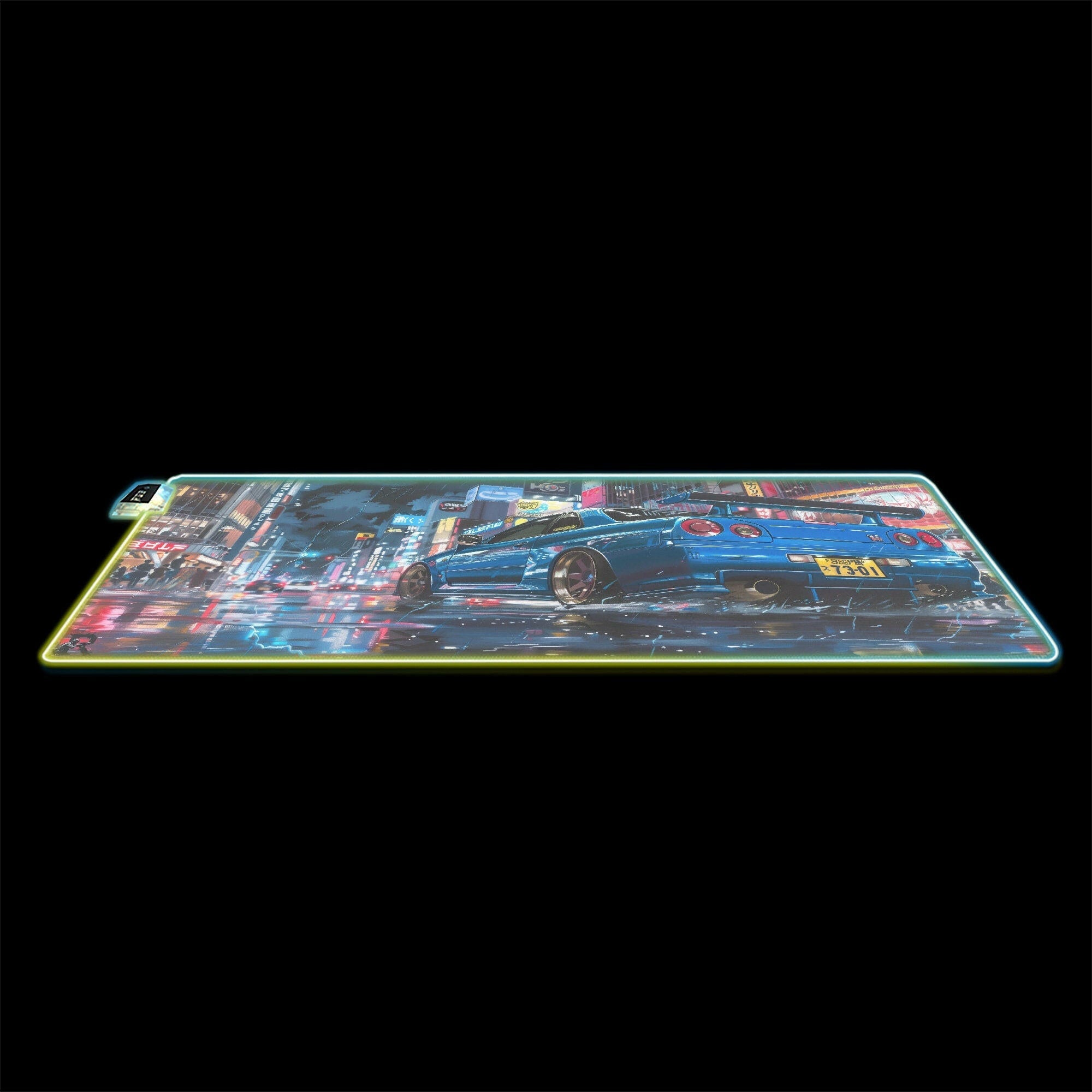 Godzilla R34 GTR 2 - LED Gaming Desk Mat