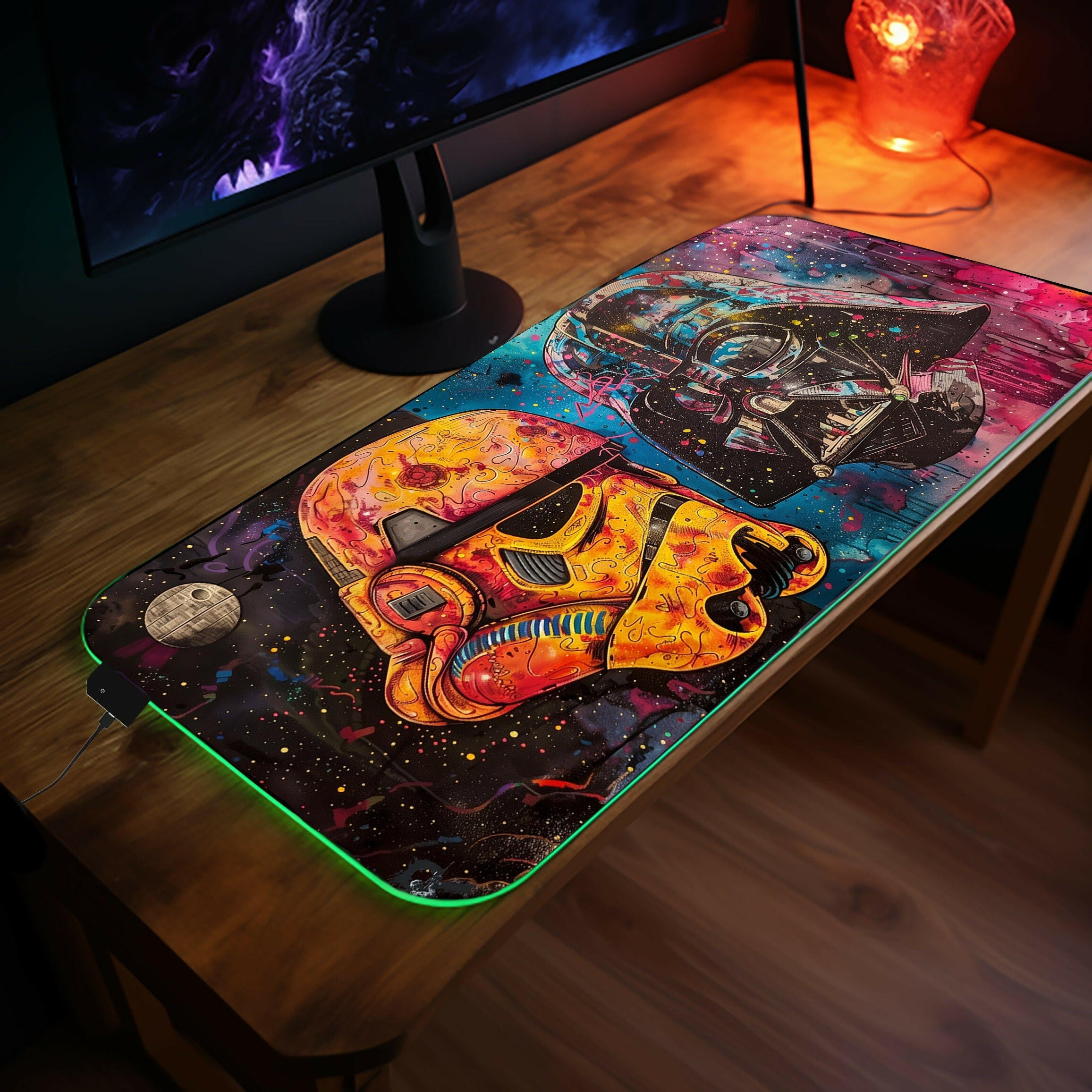 Forces Awaken - LED Gaming Desk Mat