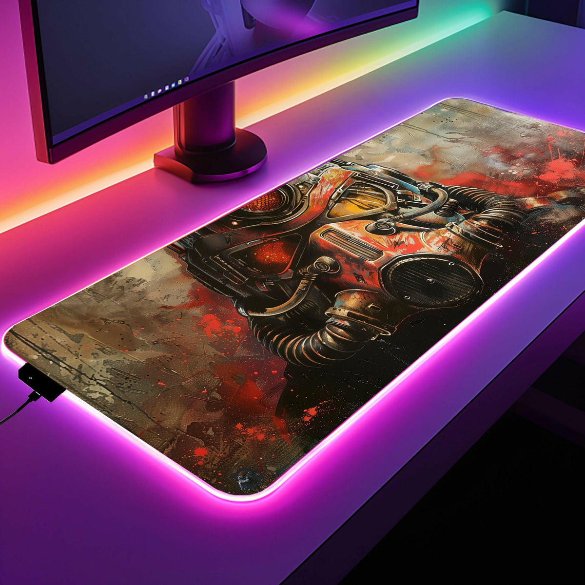 Prepare For The End 4 - LED Gaming Desk Mat