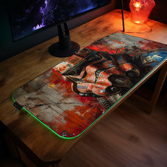 For The Dark Side 2 - LED Gaming Desk Mat