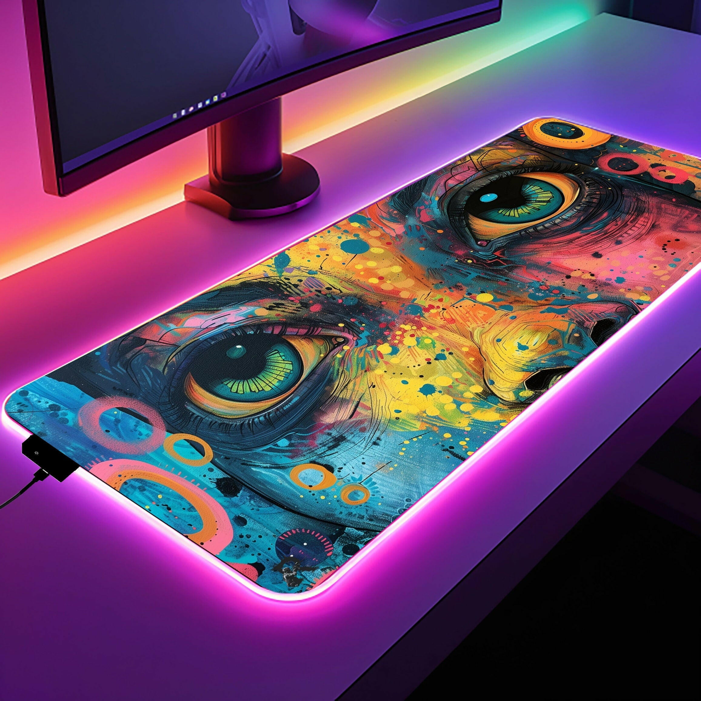 Mesmerising - Gaming Desk Mat