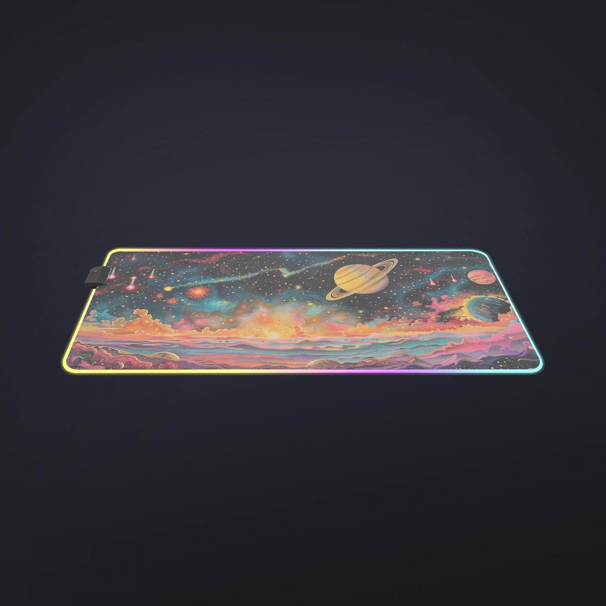 Dystopian Realm 1 Gaming Desk Mat