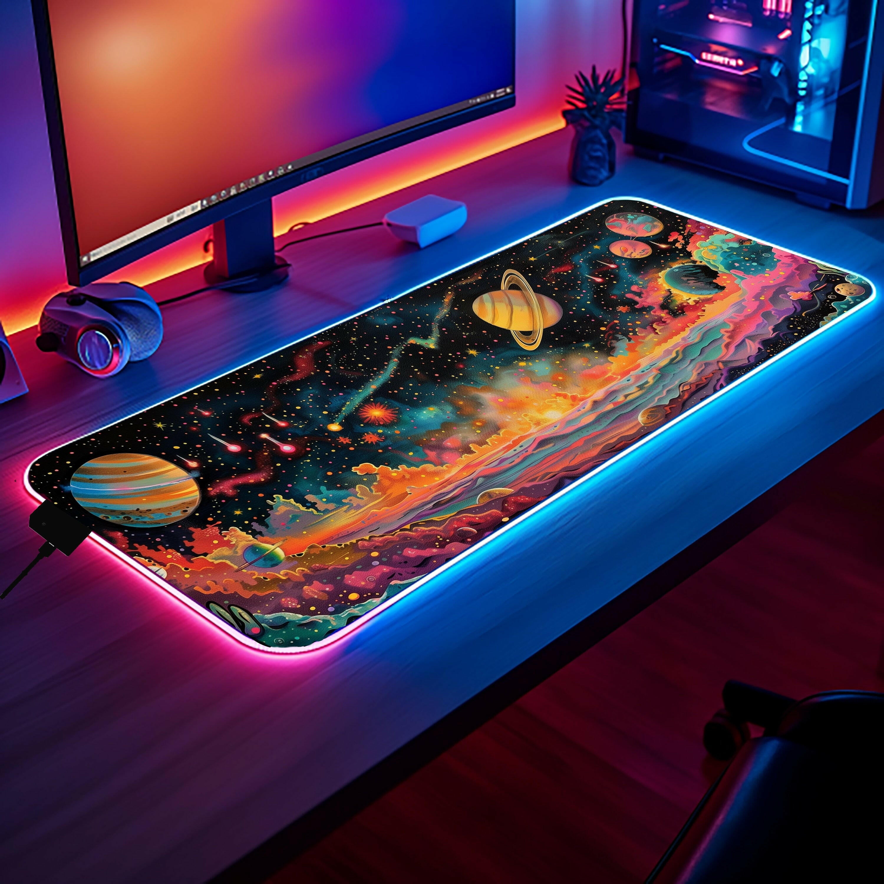 Dystopian Realm 1 Gaming Desk Mat