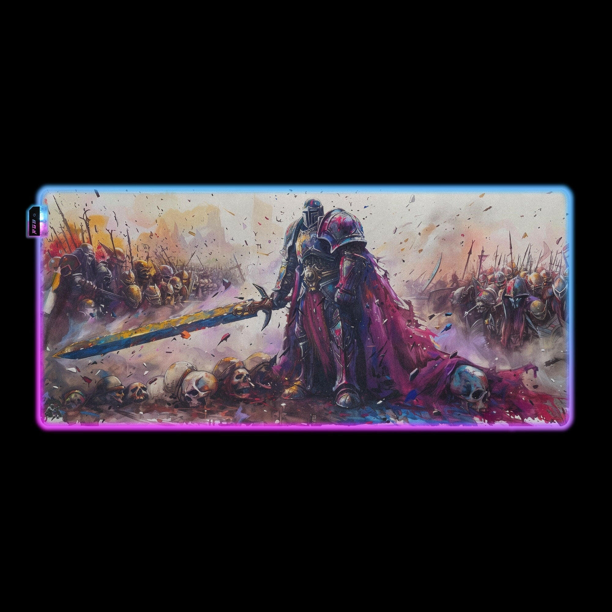 Paladin Prowess 1 - LED Gaming Desk Mat