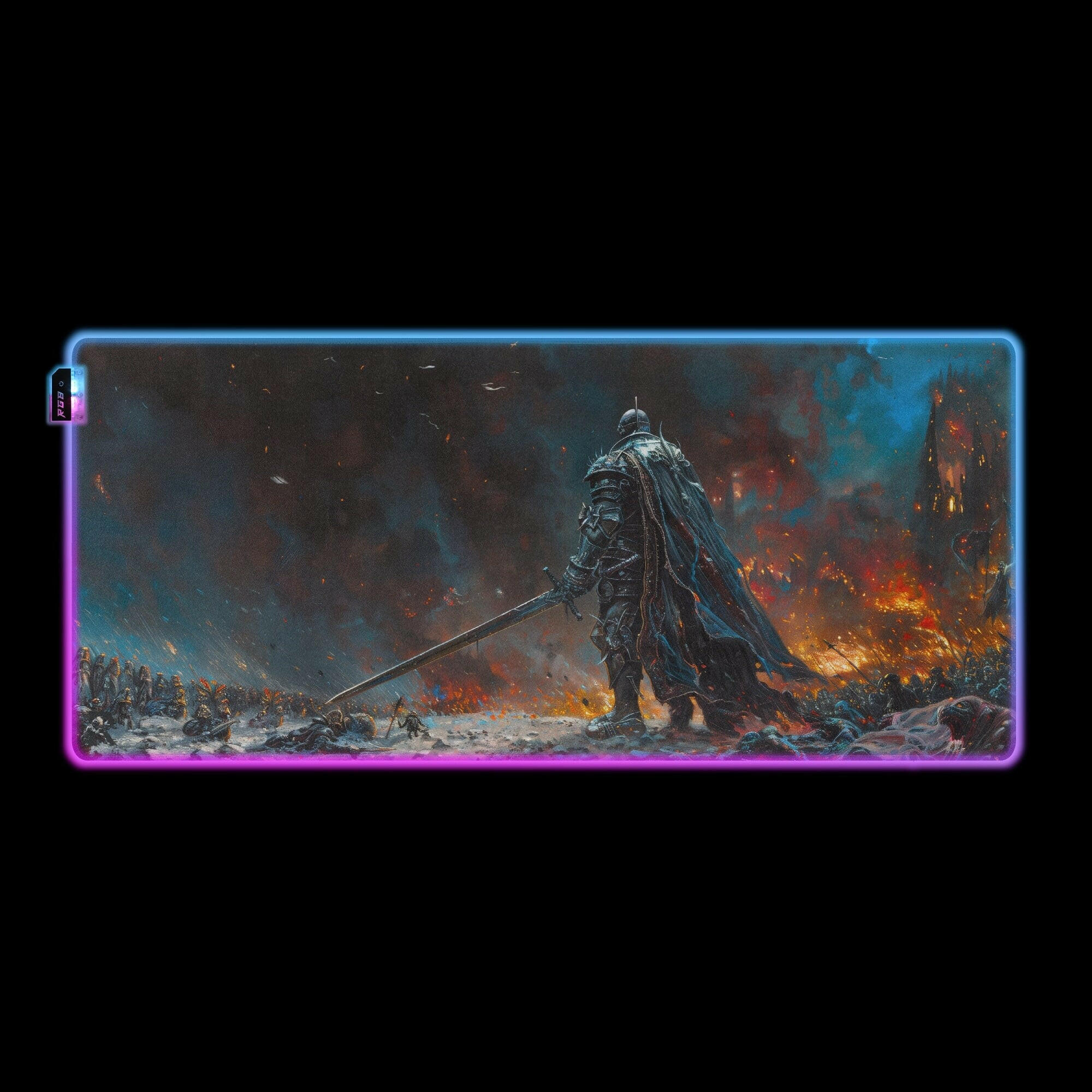 Into Hell - LED Gaming Desk Mat