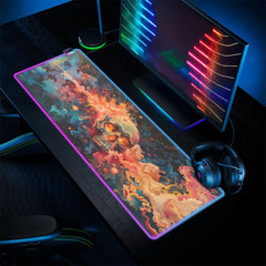 Skulltopia - LED Gaming Desk Mat