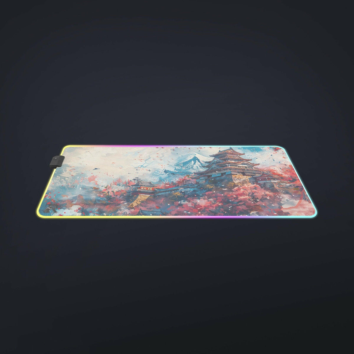 Oriental Beauty - LED Gaming Desk Mat