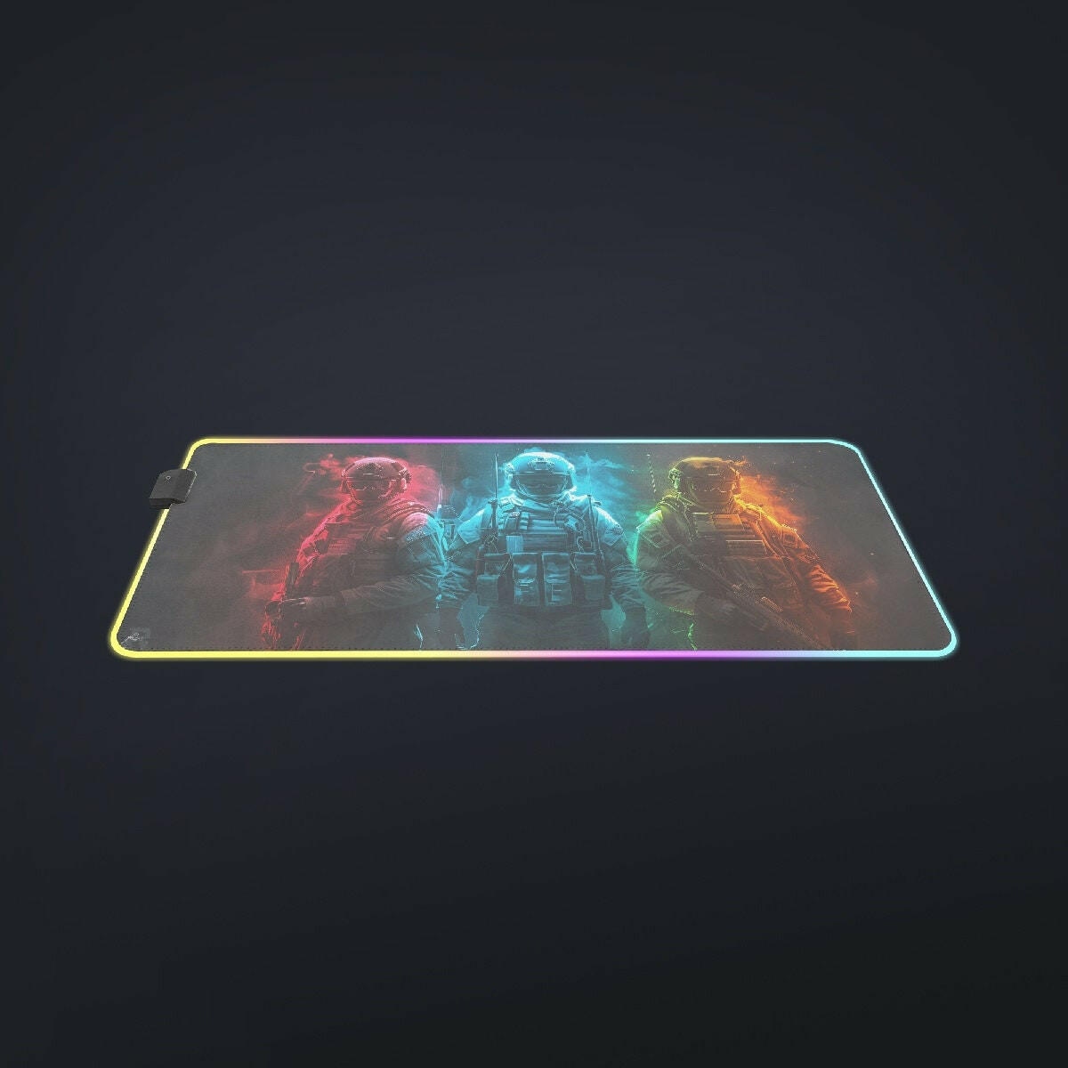 Triple Threat - Gaming Desk Mat