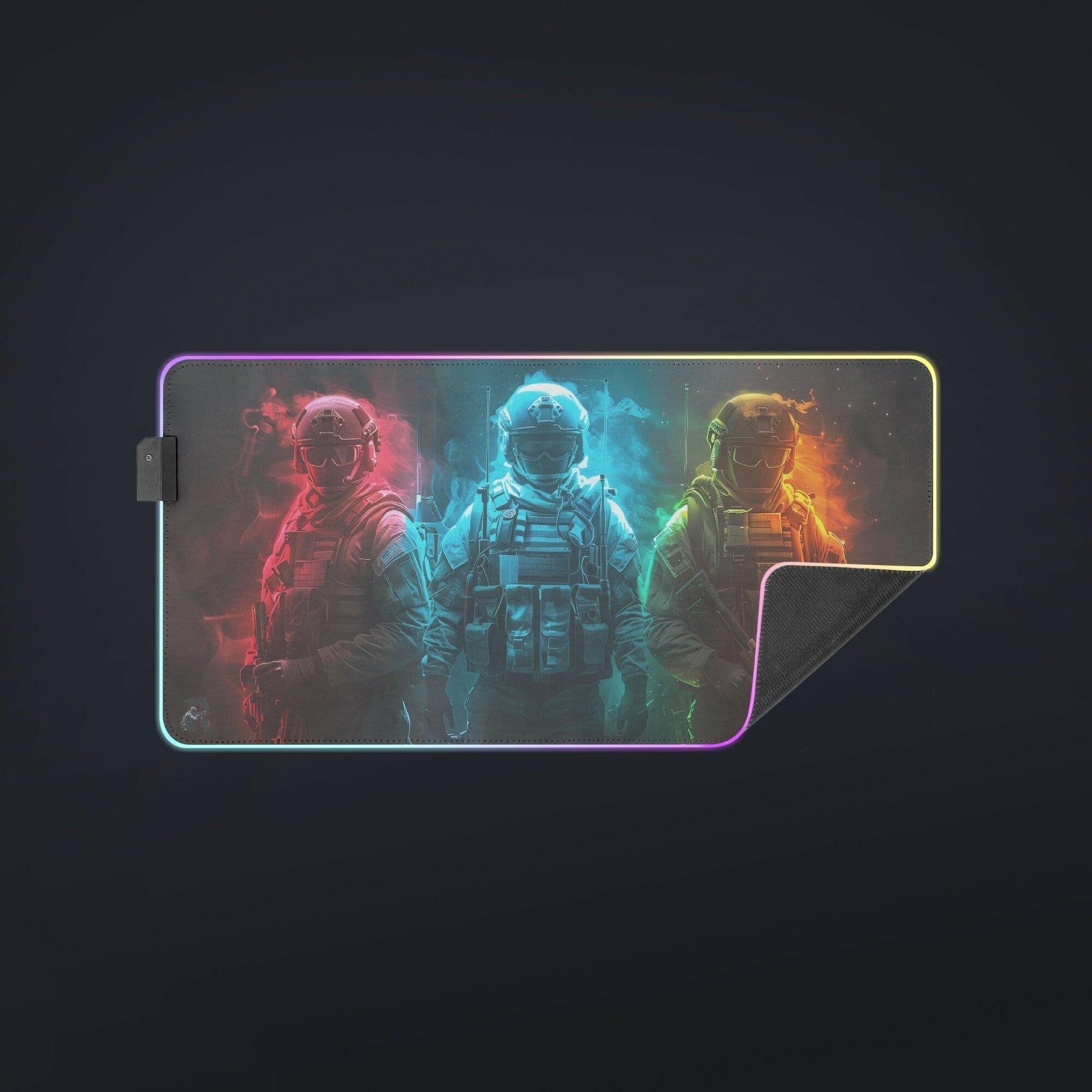 Triple Threat - Gaming Desk Mat